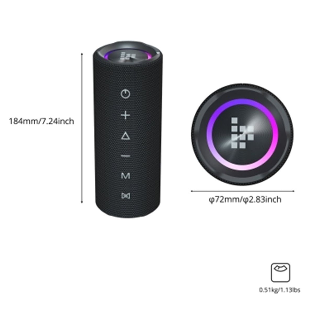 TRONSMART - Parlante Mirtune C2 24W Bluetooth Speaker