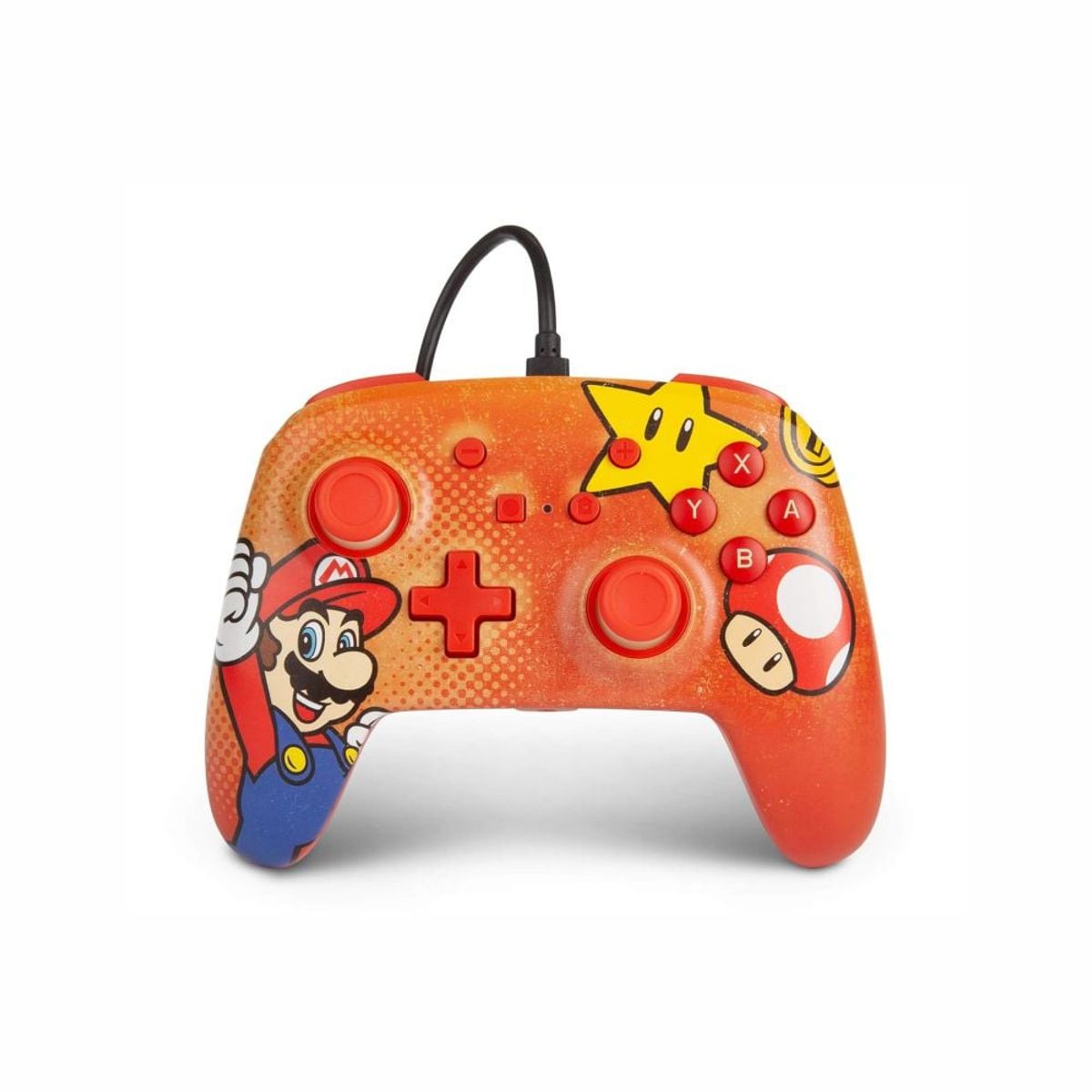 NINTENDO - Mando Nintendo Power A Mario Orange Oficial