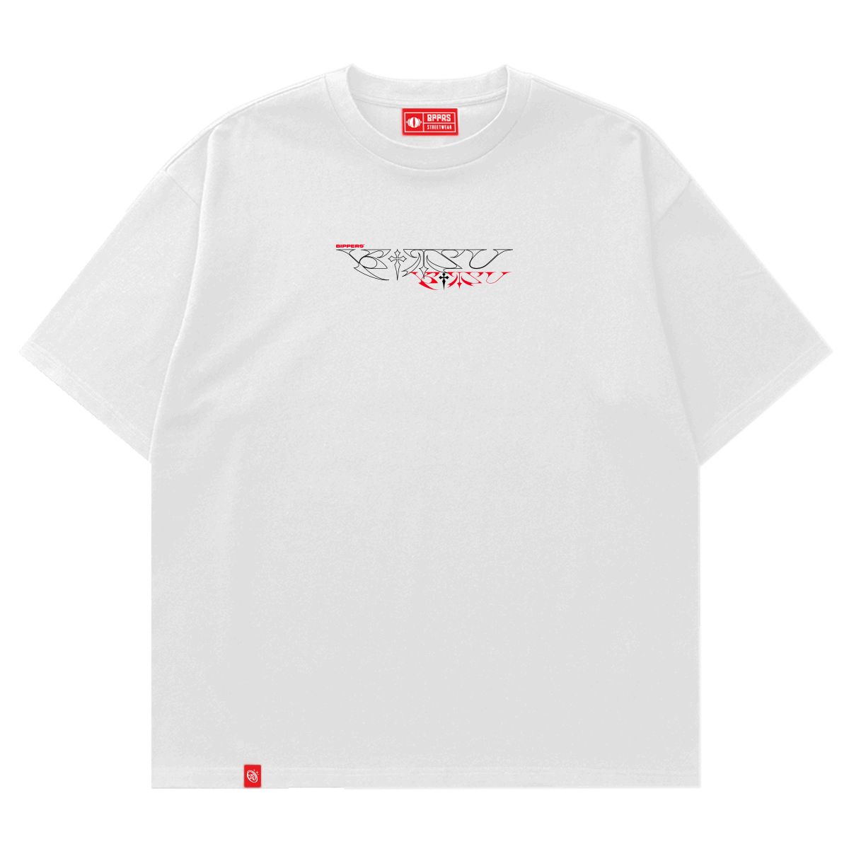 HOLGU - Polo Oversize Hombre Algodon Angel - Blanco