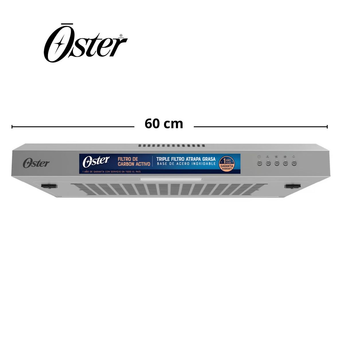 OSTER - Campana Extractora Oster OS-BRH24SS Acero Inox