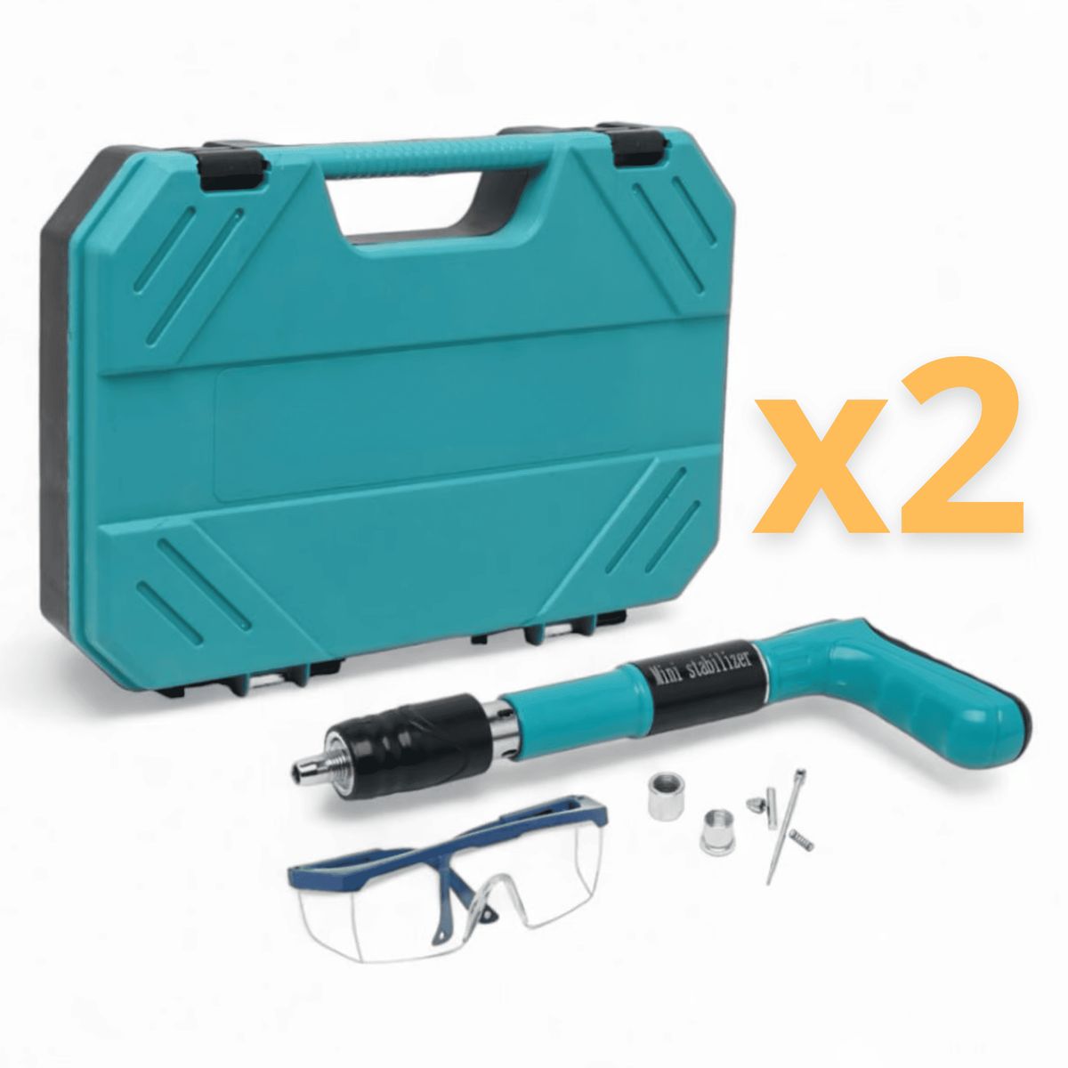 ROSH - Pack x2 Pistolas de Clavos Fulminantes para Trabajo Profesional