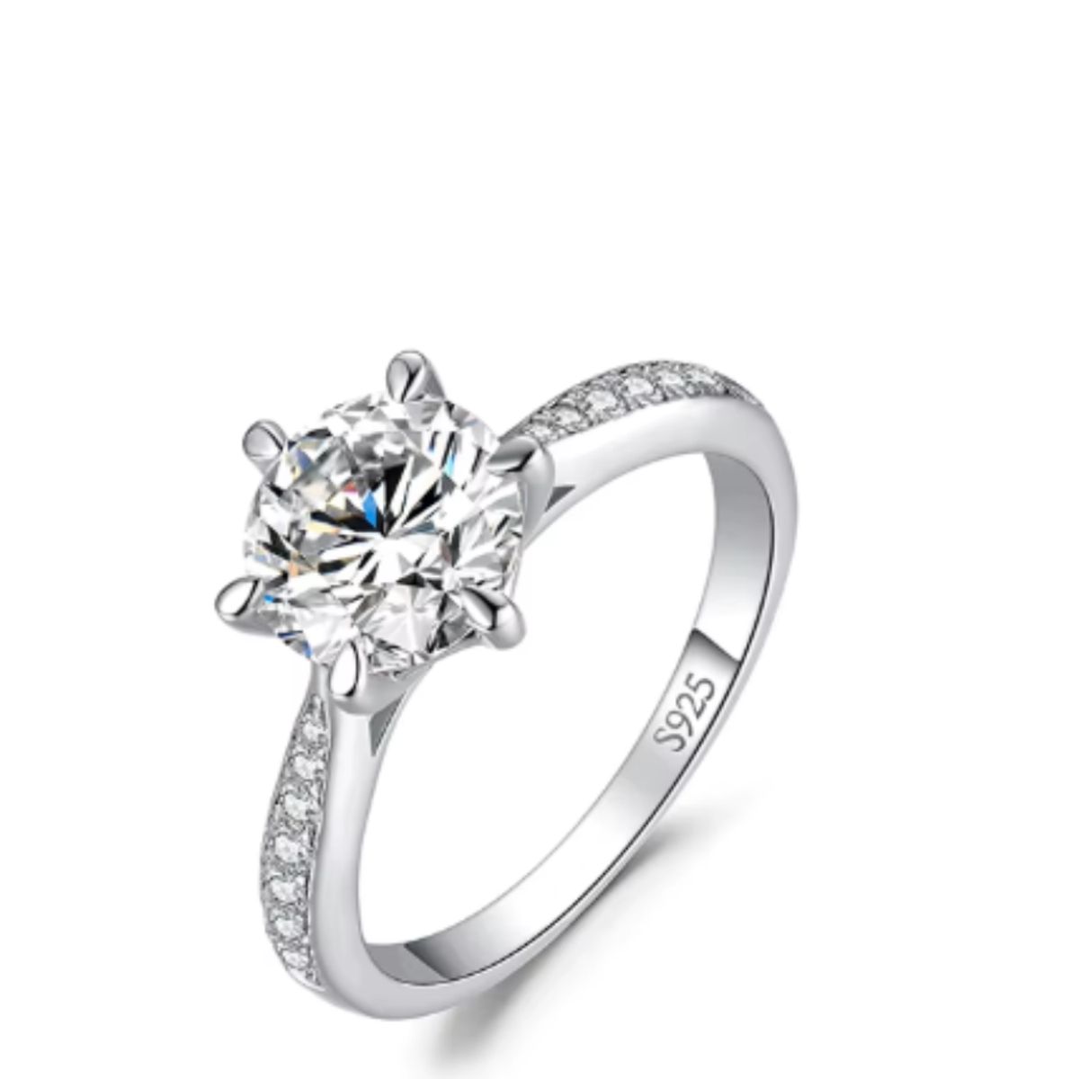 GENERICO - Anillo de Compromiso Clásico - Brillo Eterno