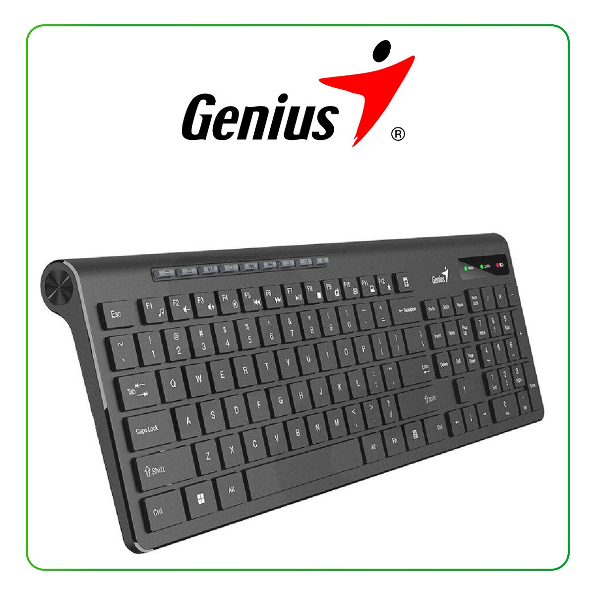GENIUS - TECLADOS GENIUS SlimStar7230 Wireless Slim Keyboard