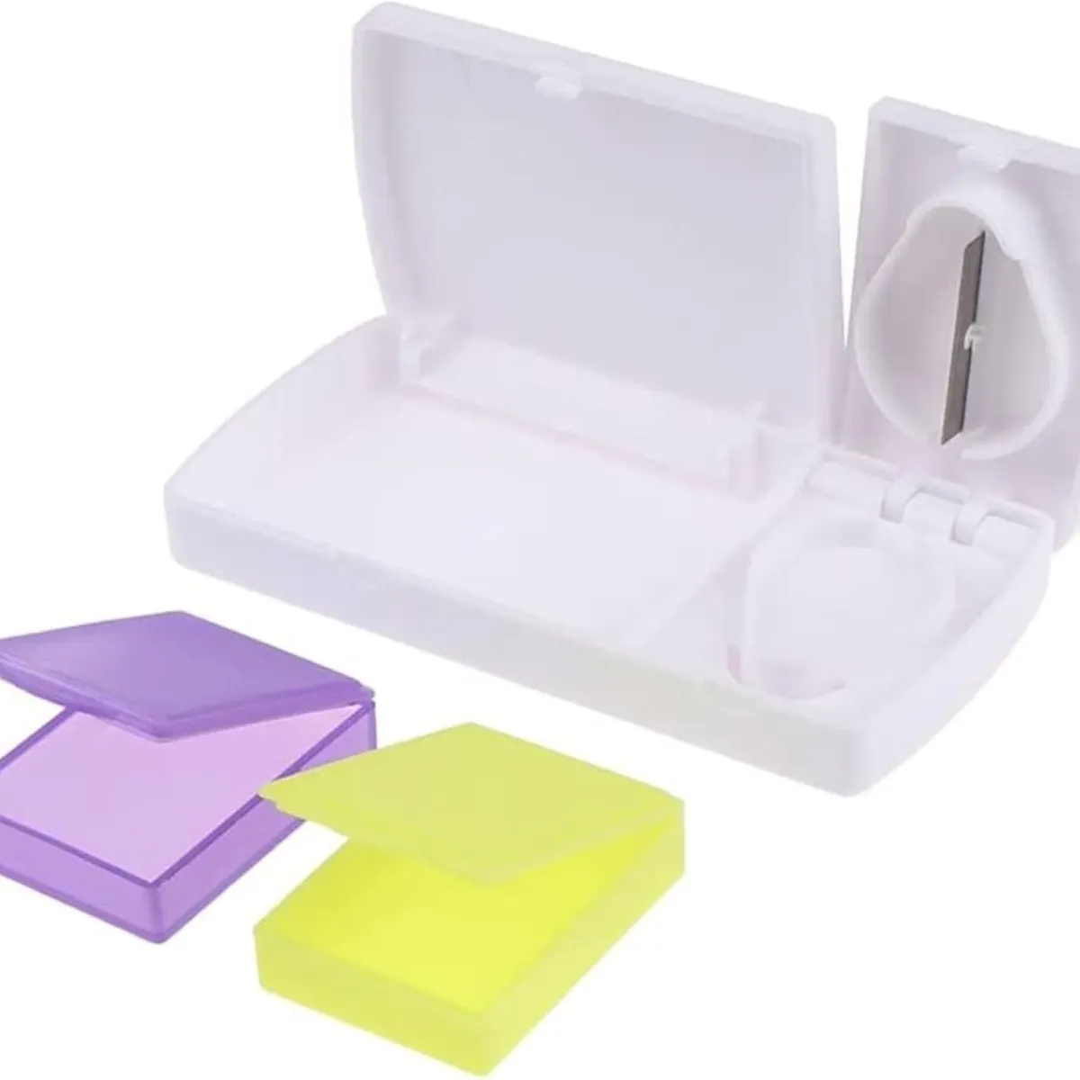 GENERICO - Cortador De Pastilla Con Pastillero Incluido Portátil