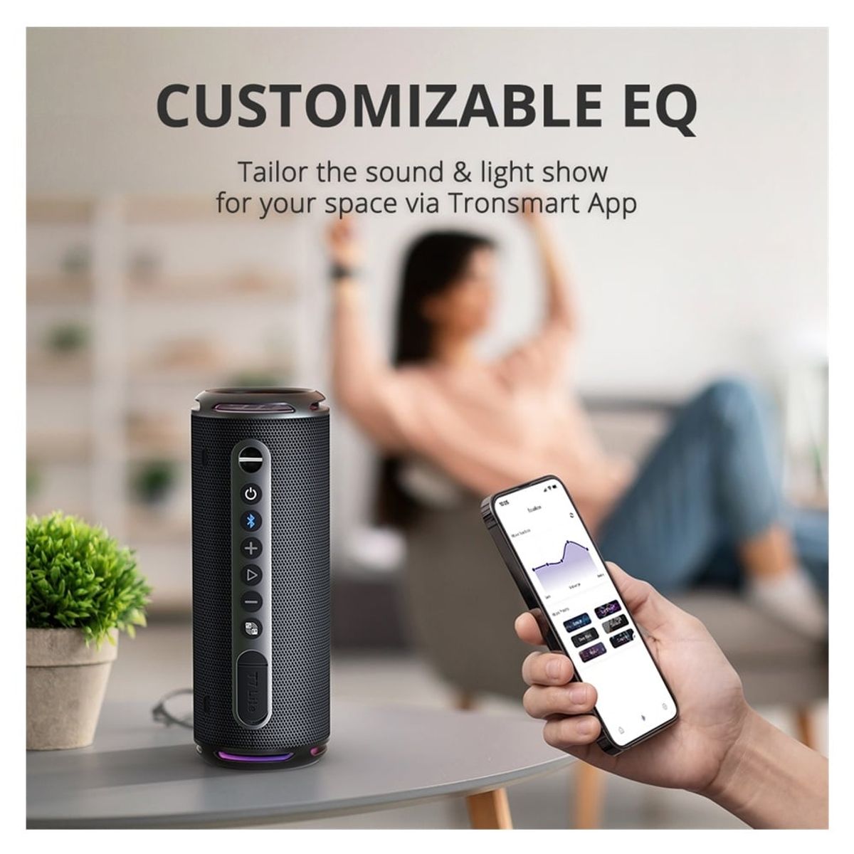 TRONSMART - Parlante Tronsmart T7 Lite 24W Bluetooth Speaker Negro