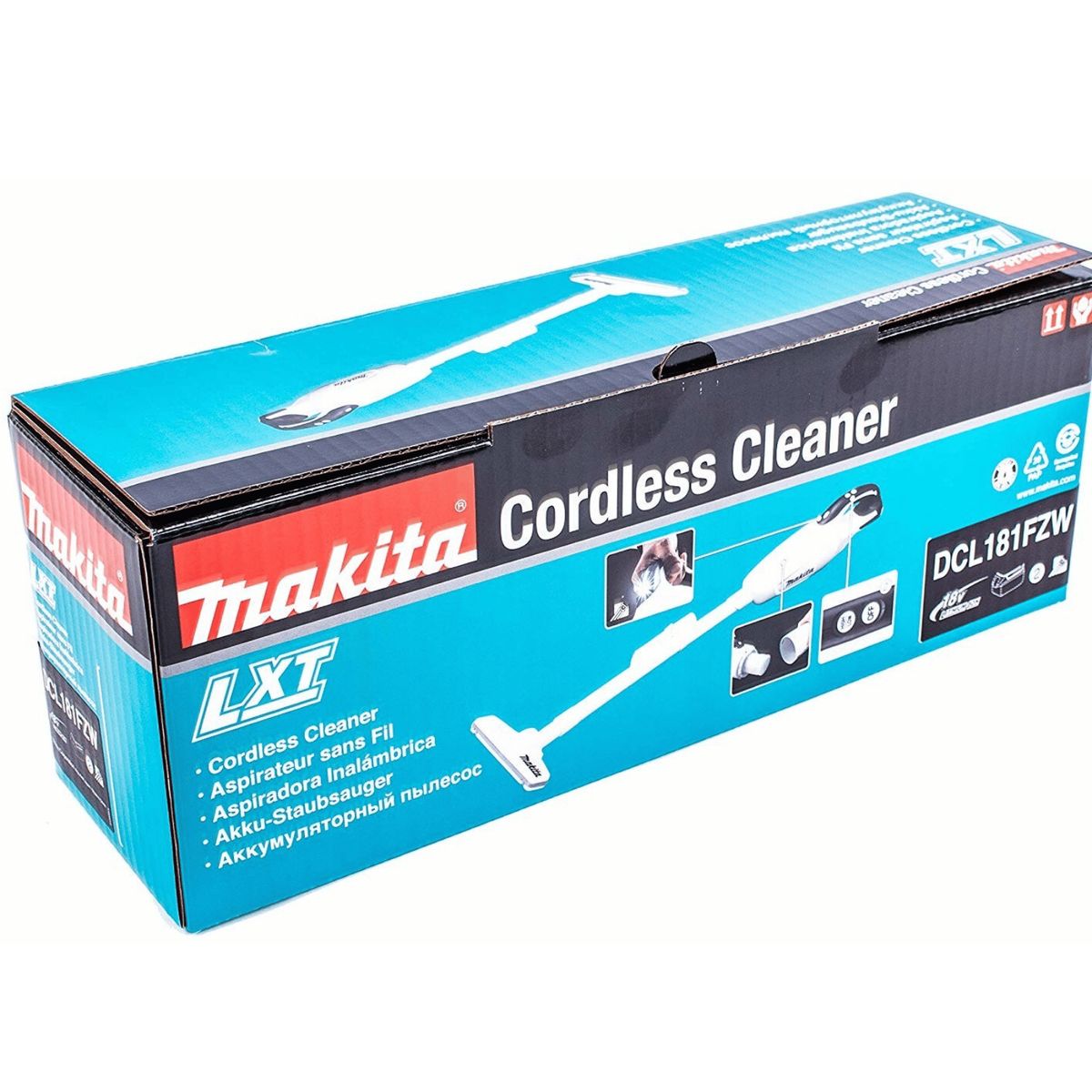 MAKITA - Aspiradora Inalámbrica Makita LXT 18V / 650ml / 5.3 DCL181FZW