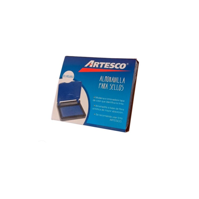ARTESCO - ALMOHADILLA PARA SELLOS ARTESCO AZUL