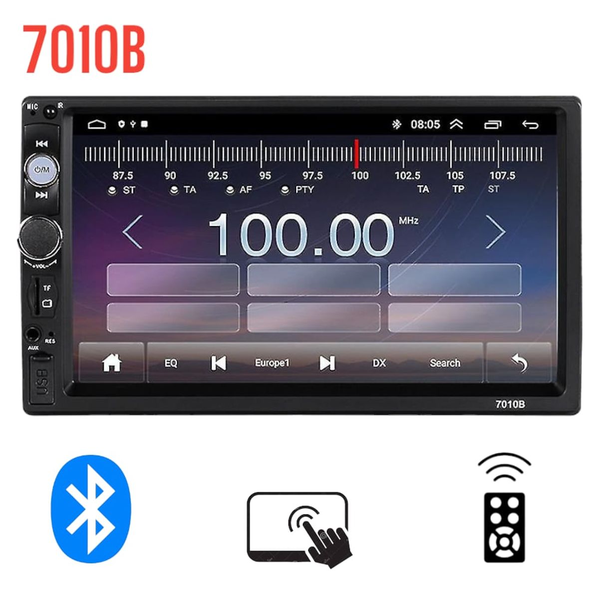 OEM - Radio Estéreo Bluetooth MP5 7 '' Auto Video + Control