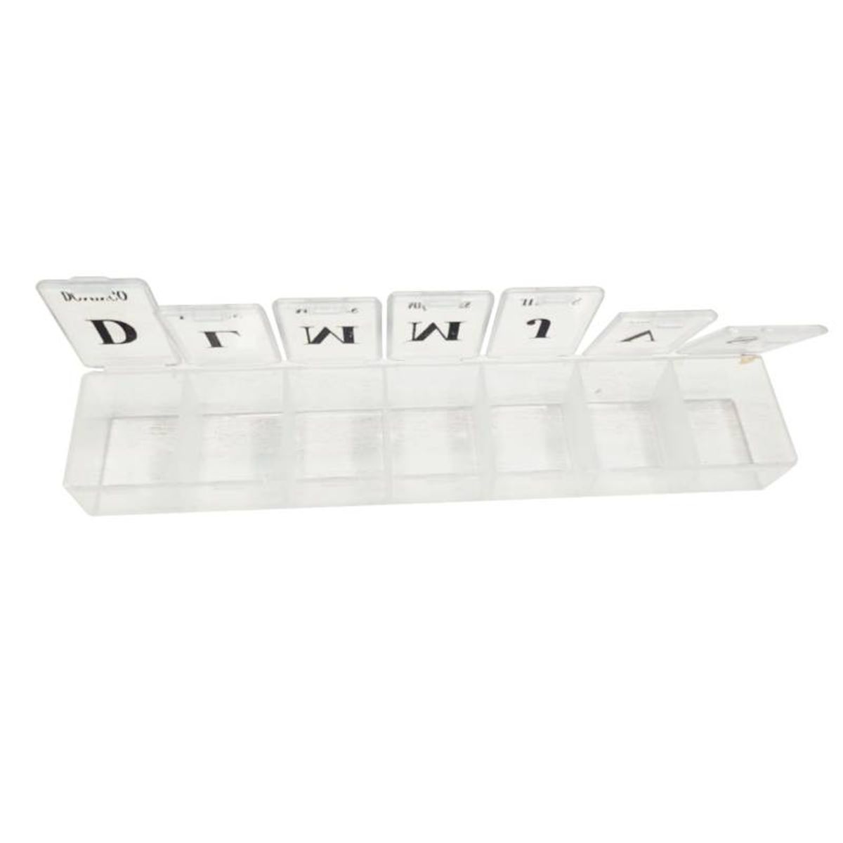 GENERICO - Pastillero Semanal Portátil 2pcs Organizador De Pastilla