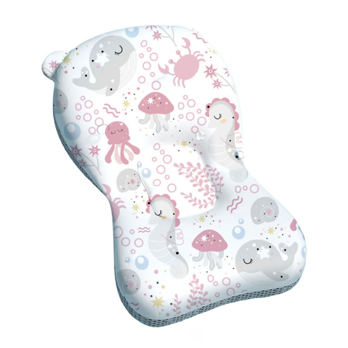 GENERICO - Tina Bañera Plegable Splash Con Termómetro Rosado