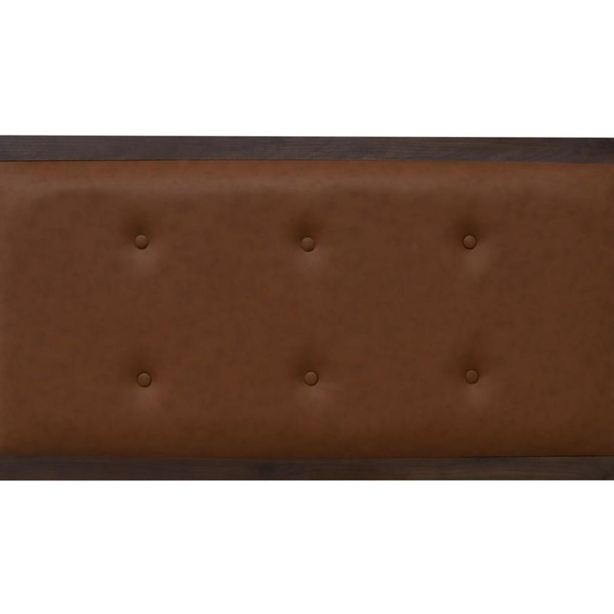 MUEBLES MACRUMO - Cabecera aérea de melamina Aira- 1.5 plazas marrón