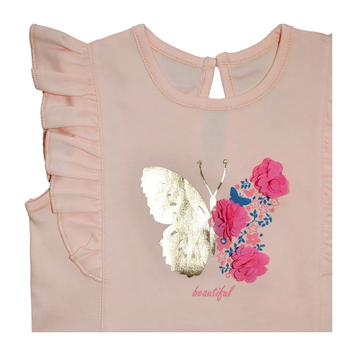 BEBELU - Polo Pima Yuya Sin Manga Para Niña Bebelú