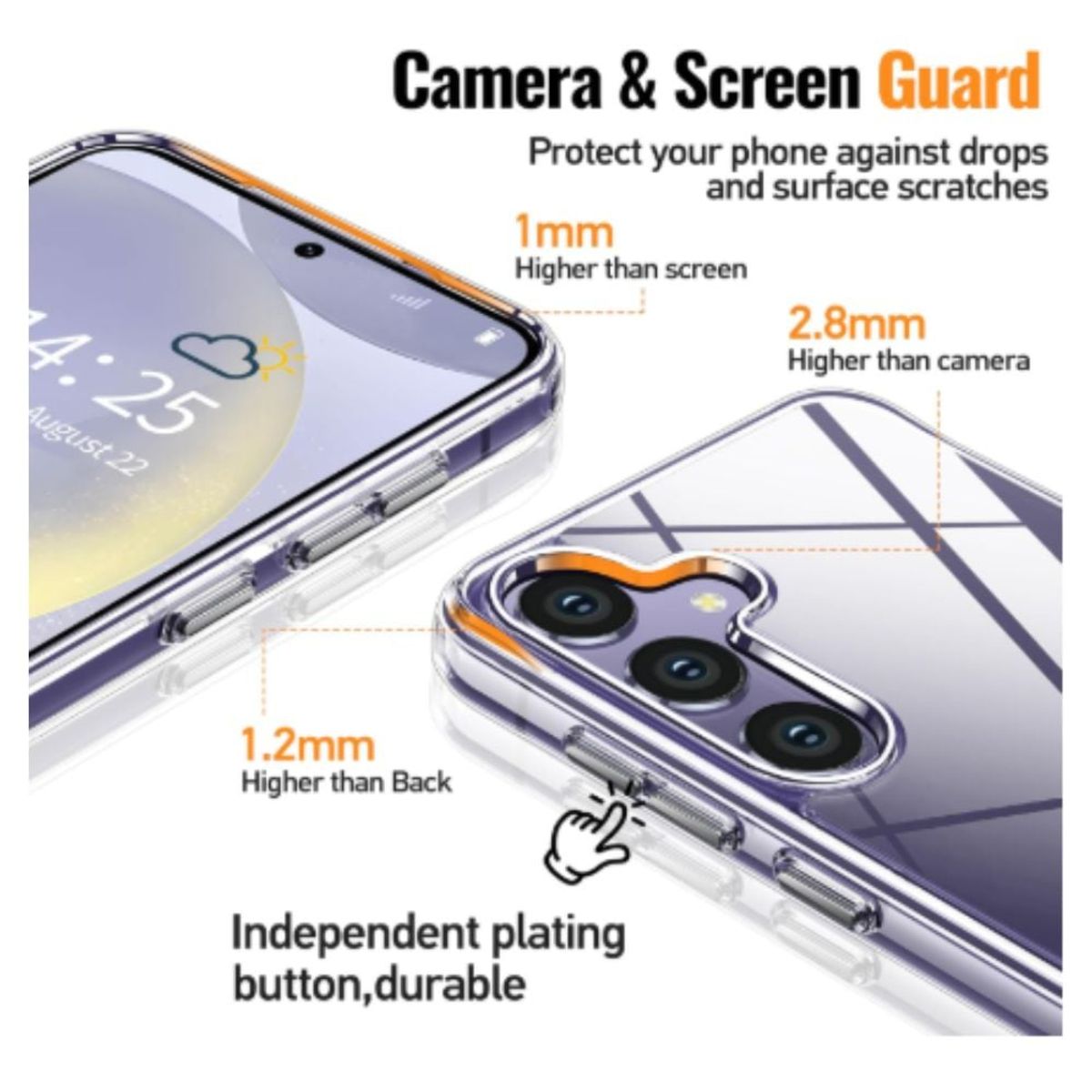 GENERICO - Case Space transparente para Samsung S23