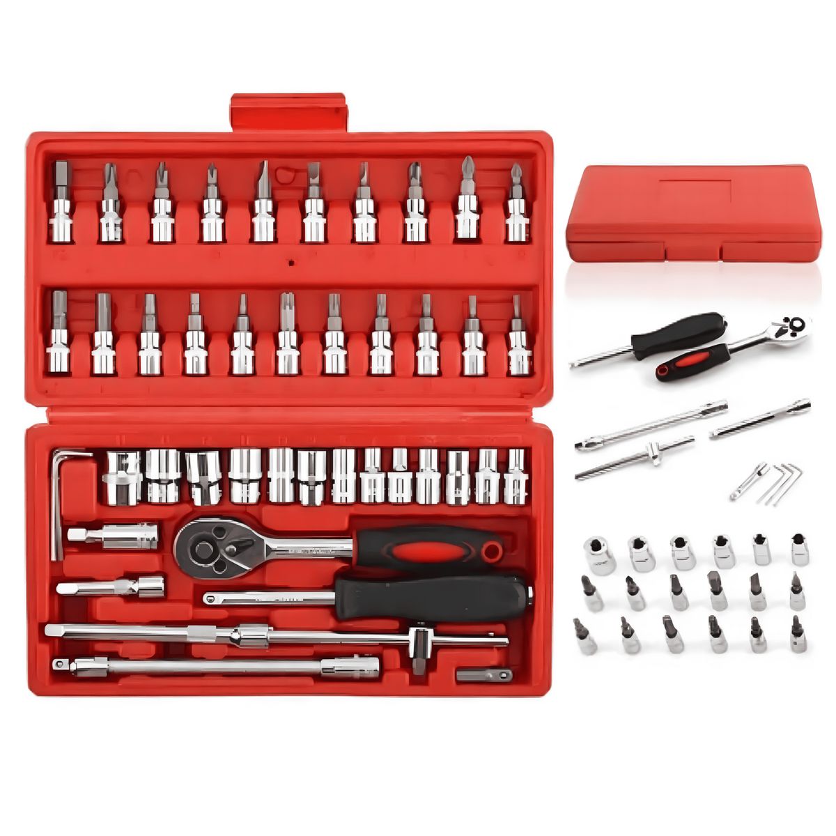 ROSH - Set de Dados de 46 Piezas – ¡La Herramienta que Necesitas!