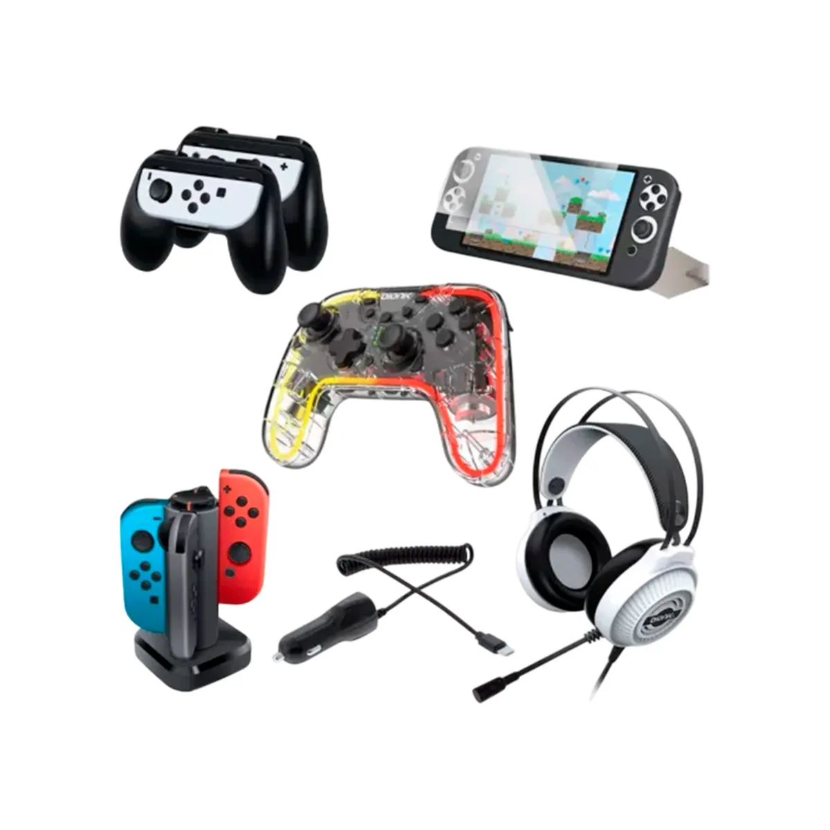 NINTENDO - Nintendo Switch Oled Set Bionik Pro Kit Plus Essential