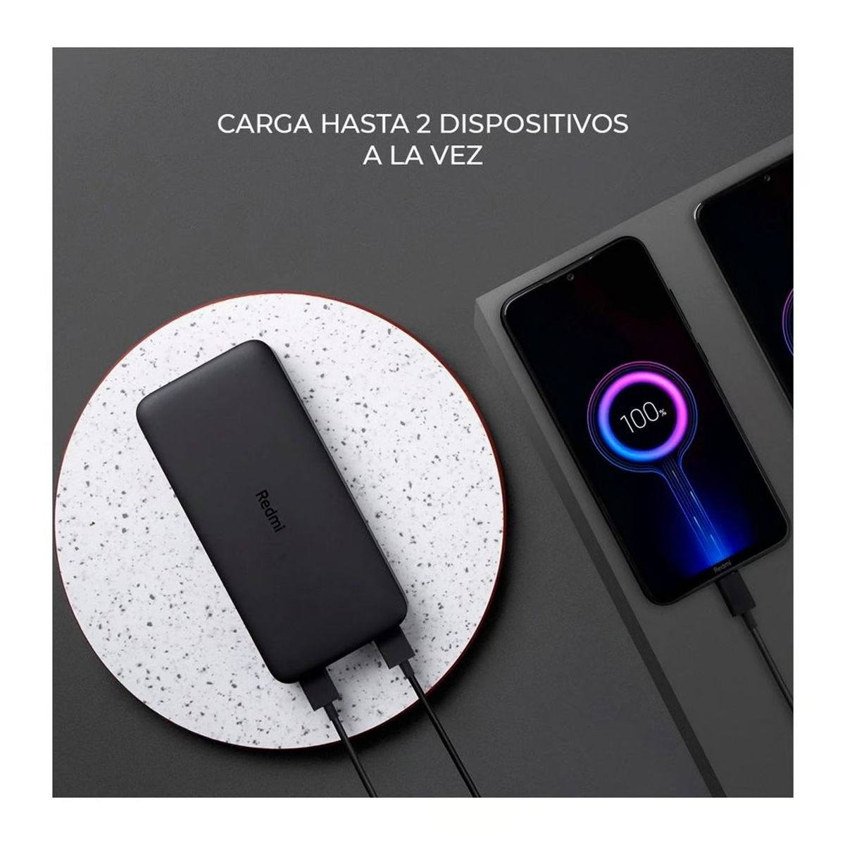 XIAOMI - Power Bank Redmi 20000 mAh Xiaomi 18W Tipo C Portatil