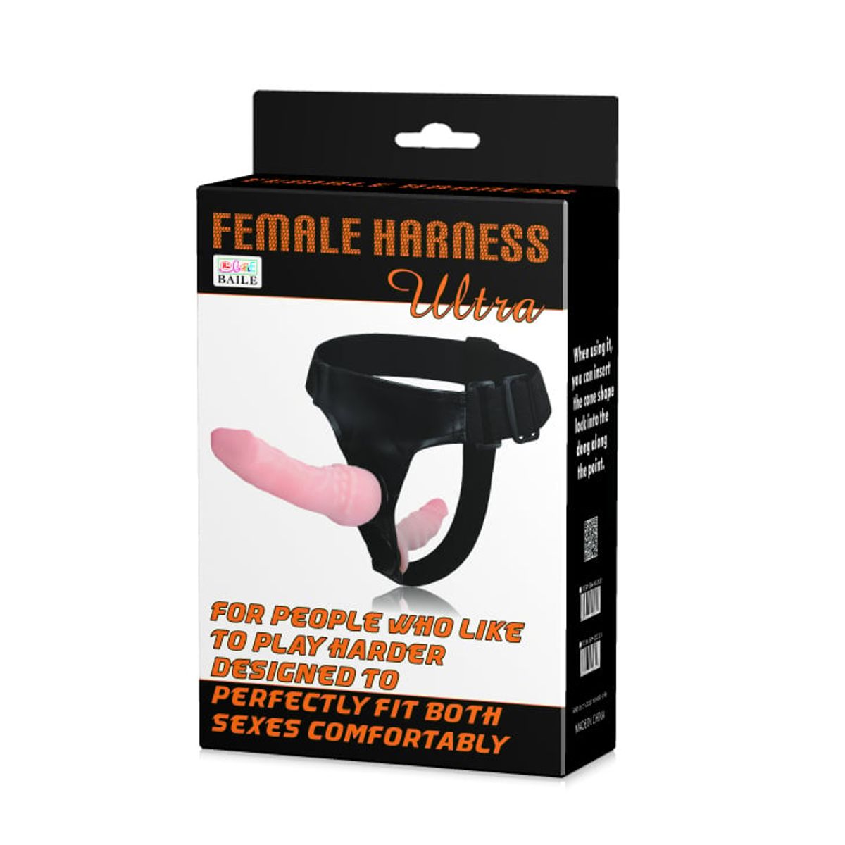 BAILE - Dildos con Arnés Ajustable Ultra 18cm x Ø 3.5 cm BDSM StrapOn Femenino