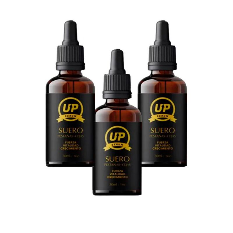 GENERICO - Serum Up alargamiento de Pestañas Y Cejas Original 3 set