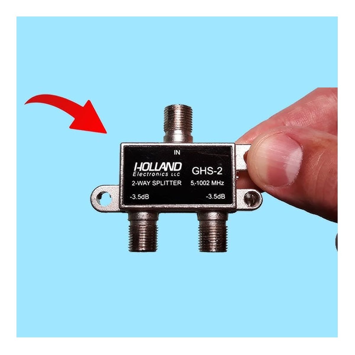 GENERICO - Caja de 25 und. Splitter Digital Tv TDT 2 Vías Holland