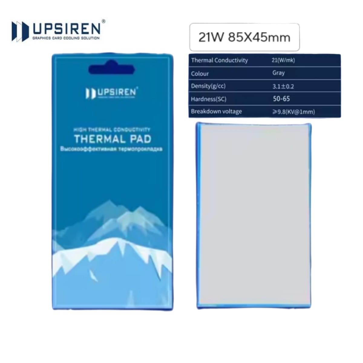 GENERICO - THERMAL PAD UPSIREN 1MM 85X45MM 21W