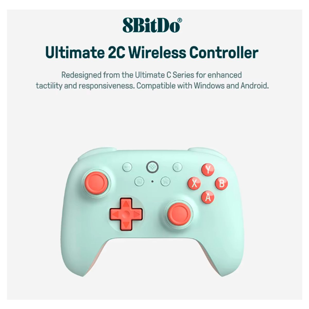 8BITDO - Mando Control inalambrico Ultimate 2C 8bitDo para PC 24G