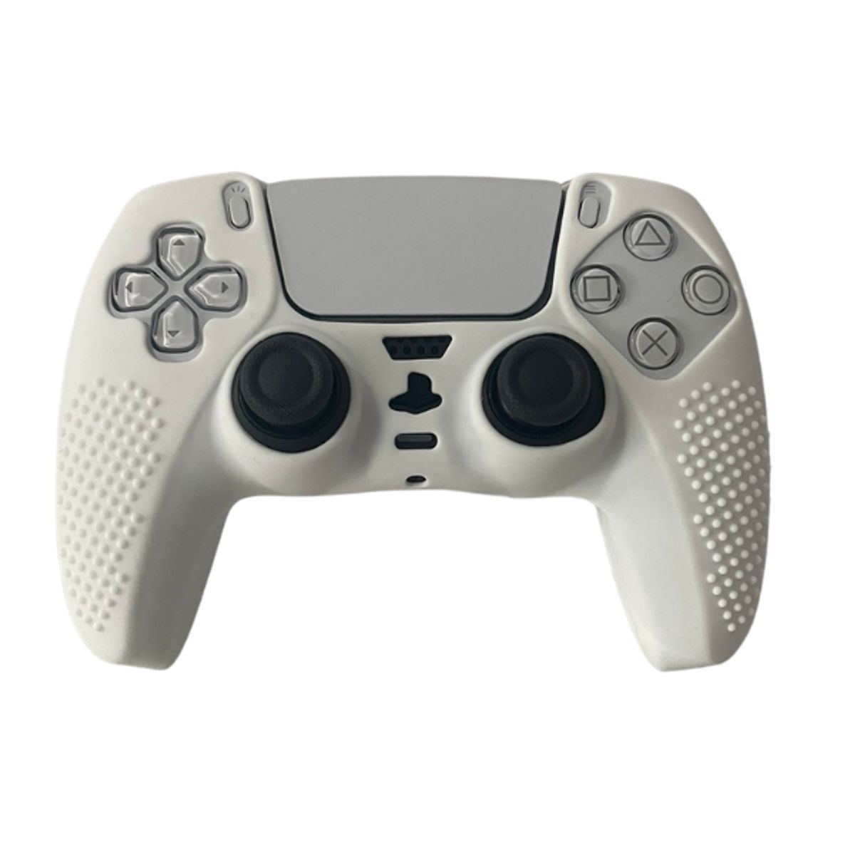 GENERICO - Case Funda Protectora Silicona Mando Control PS5 DualSense Blanco