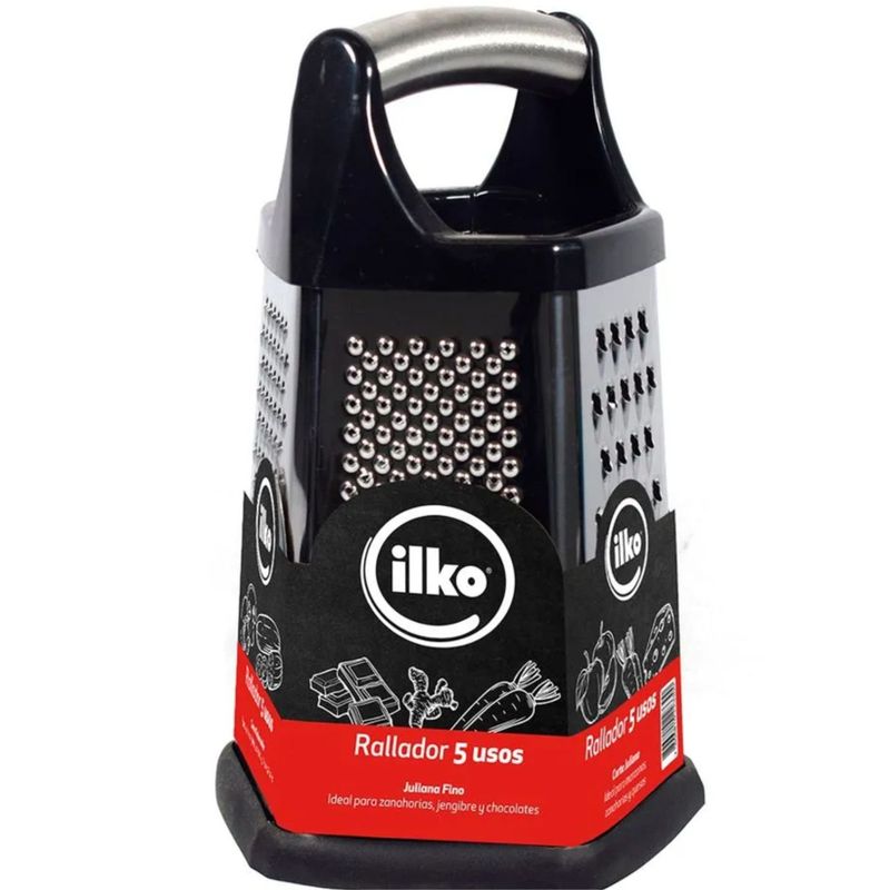 ILKO - Rallador Inoxidable 5 Caras-1122330 Ilko