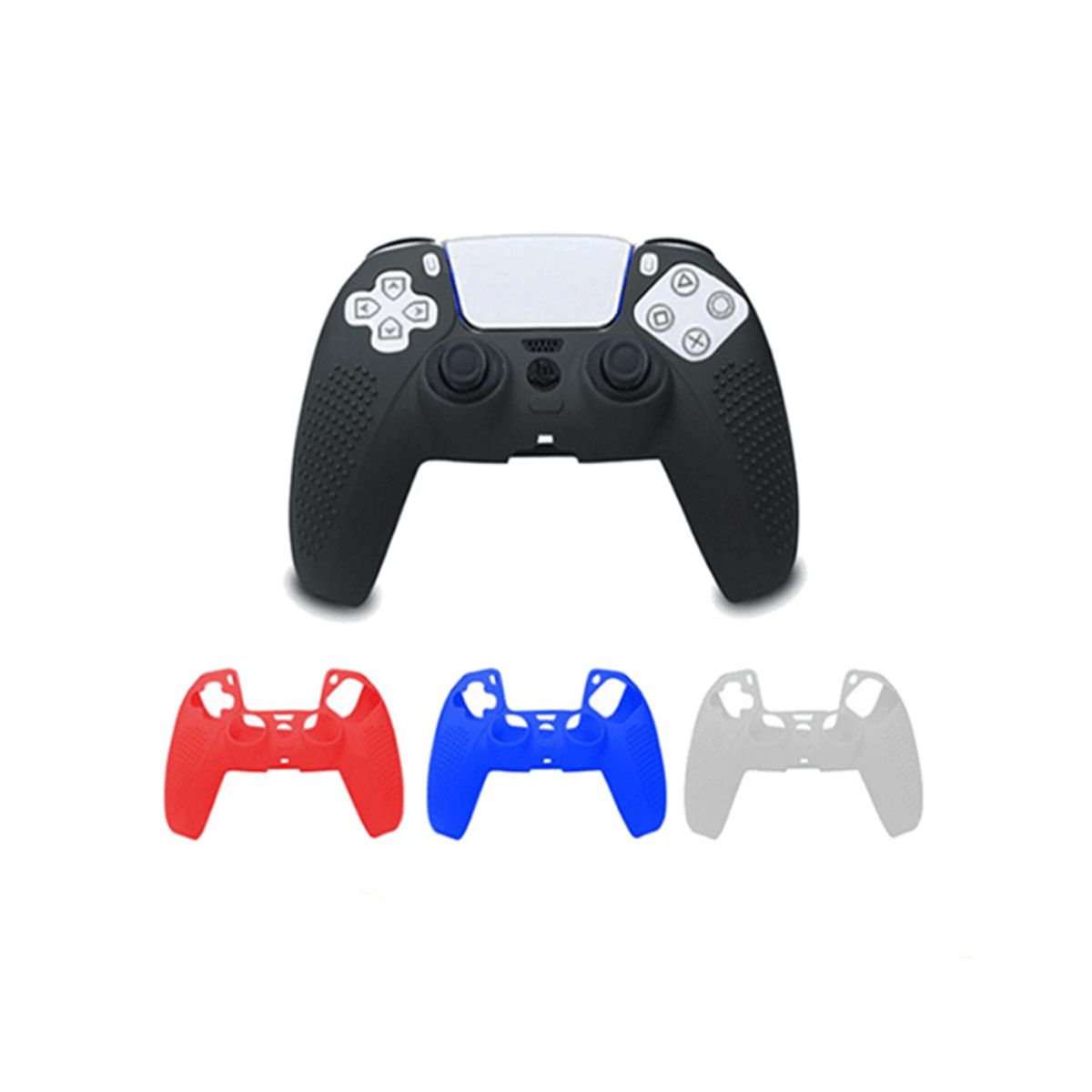 GENERICO - Case Funda Protectora Silicona Mando Control PS5 DualSense Color Azul