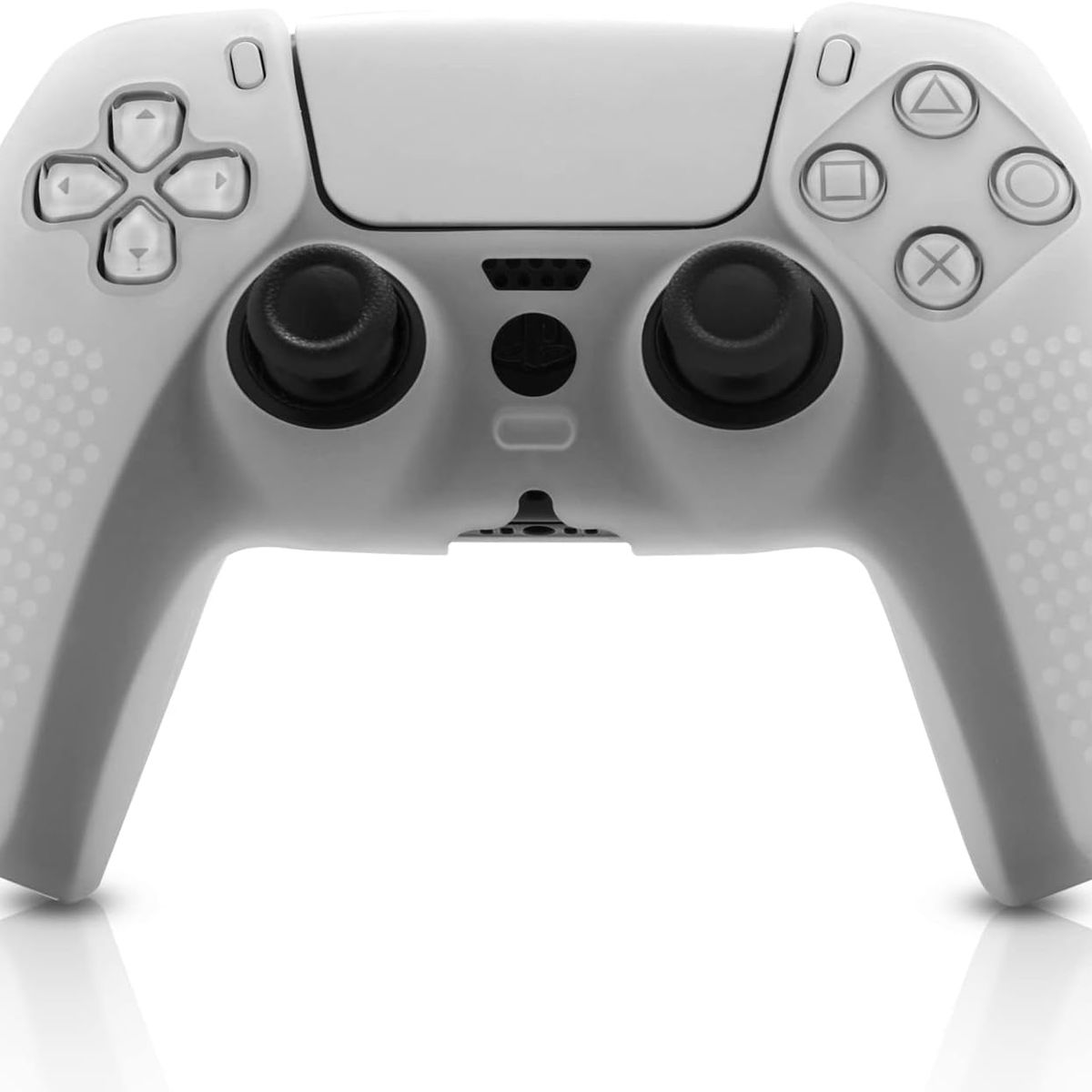 GENERICO - Case Funda Protectora Silicona Mando Control PS5 DualSense Transparent