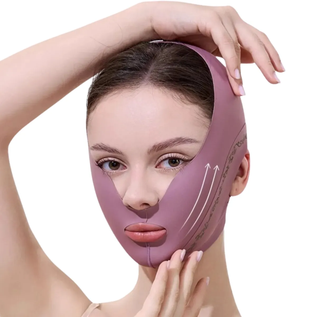 GENERICO - Faja Facial Mentonera Naso Labial Adelgazante Control Doble mentón