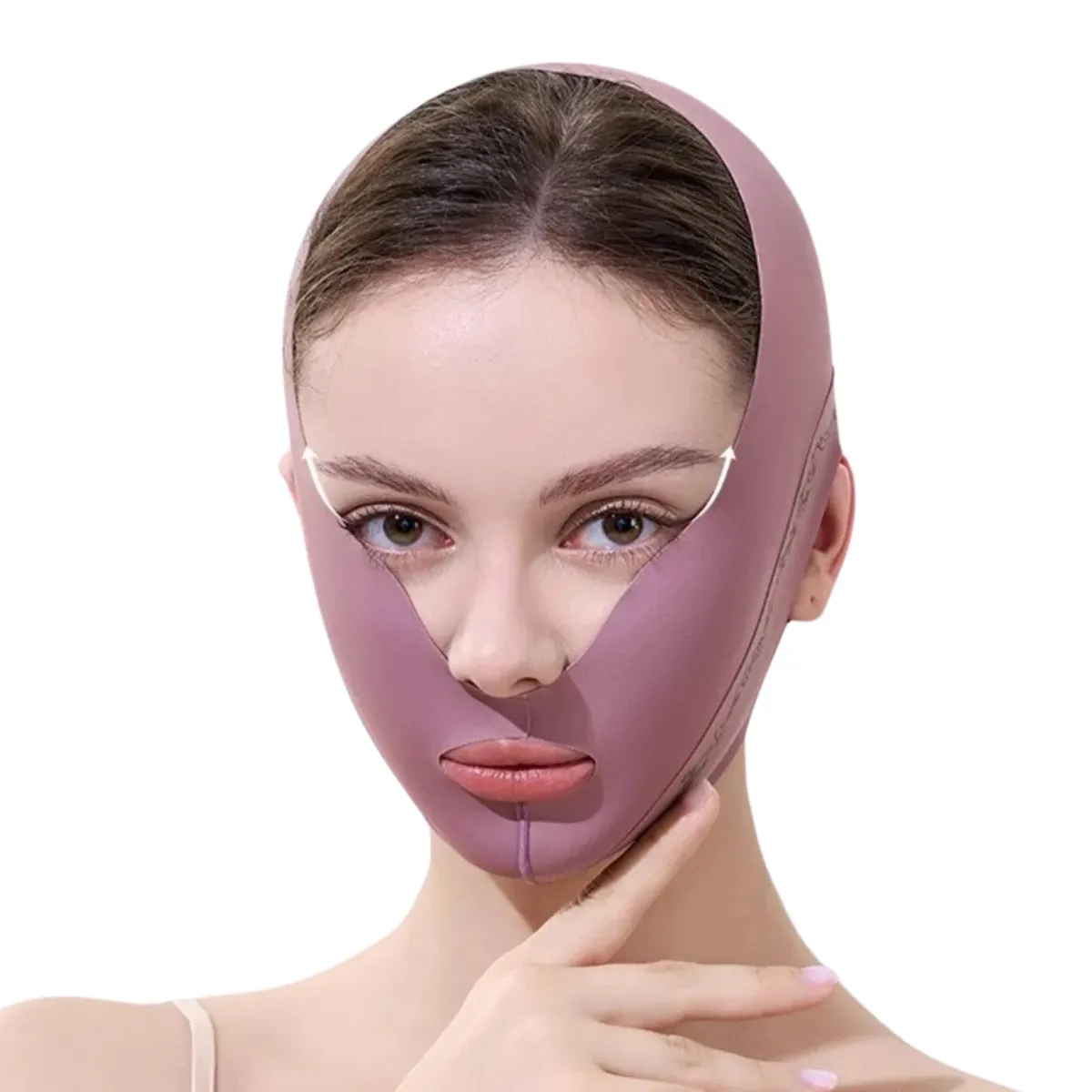 GENERICO - Faja Facial Mentonera Naso Labial Adelgazante Control Doble mentón