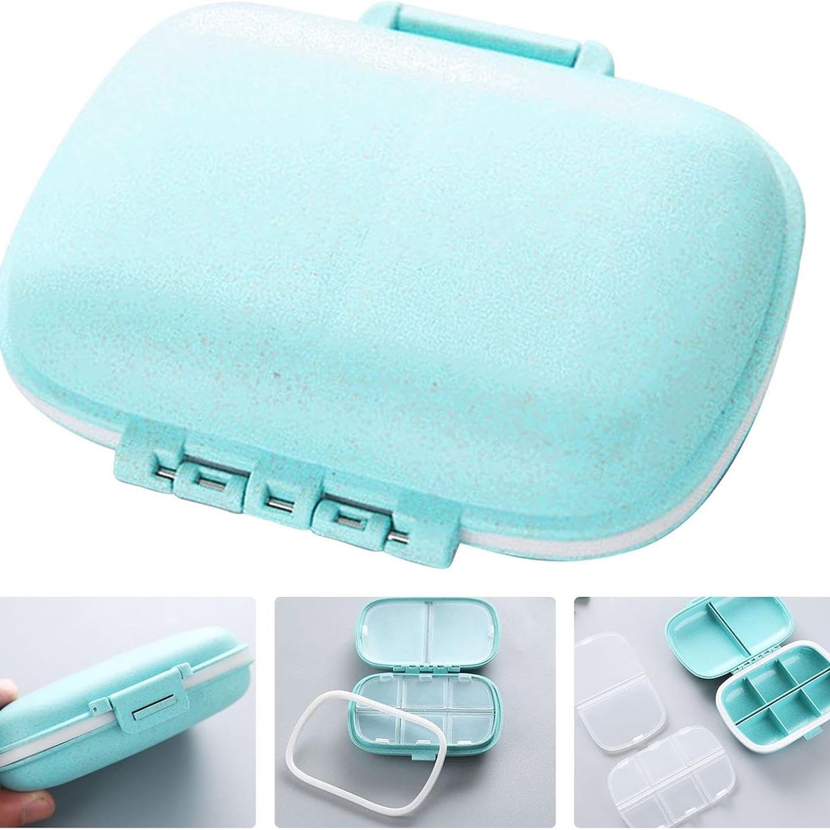 GENERICO - Pack 02 Pastilleros Portátil - Celeste