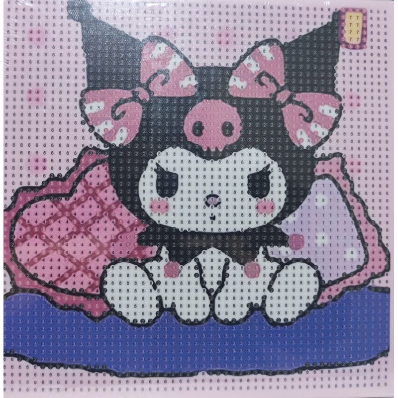 GENERICO - CUADRO PINTURA DE DIAMANTES 20X20 - KURO MI