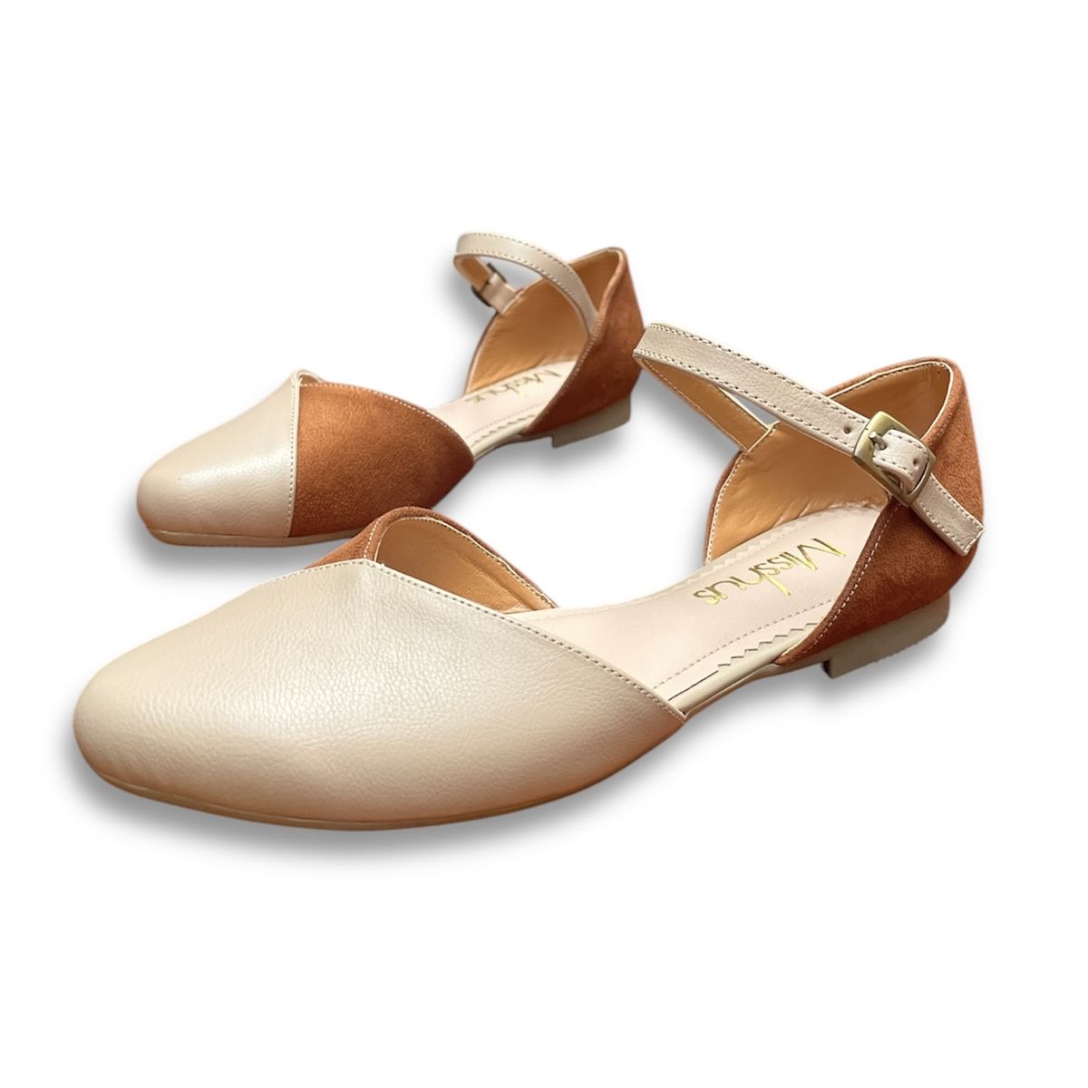 GENERICO - Balerinas Mujer Misshus Lua camel beige