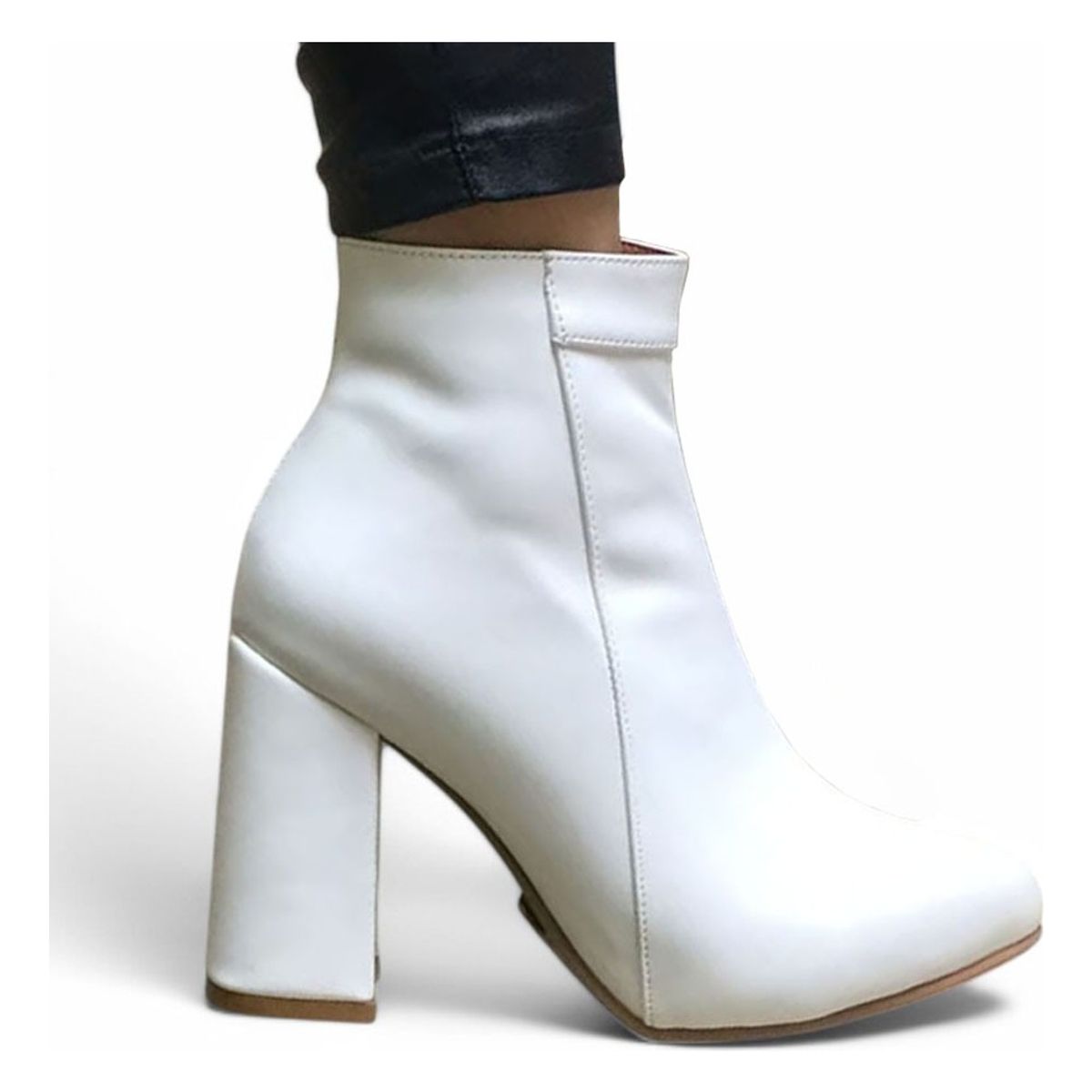 GENERICO - Bota Mujer Taco 9 2086L-60 Color Blanco