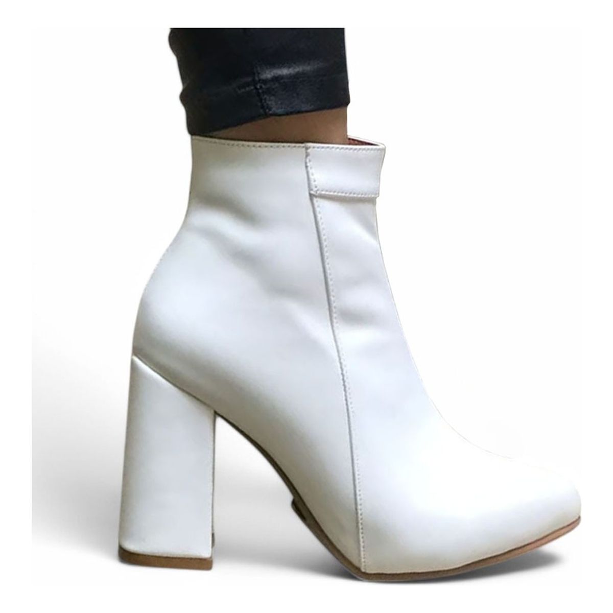 GENERICO - Bota Mujer Taco 9 2086L-60 Color Blanco