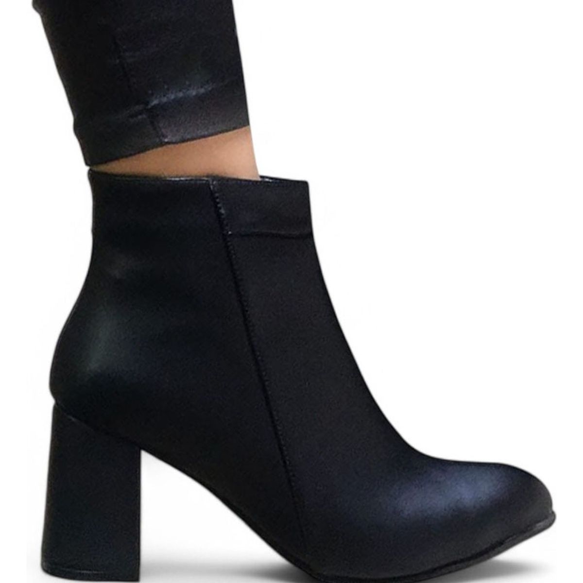 GENERICO - Bota Mujer Taco 9 2086L-60 Color Negro