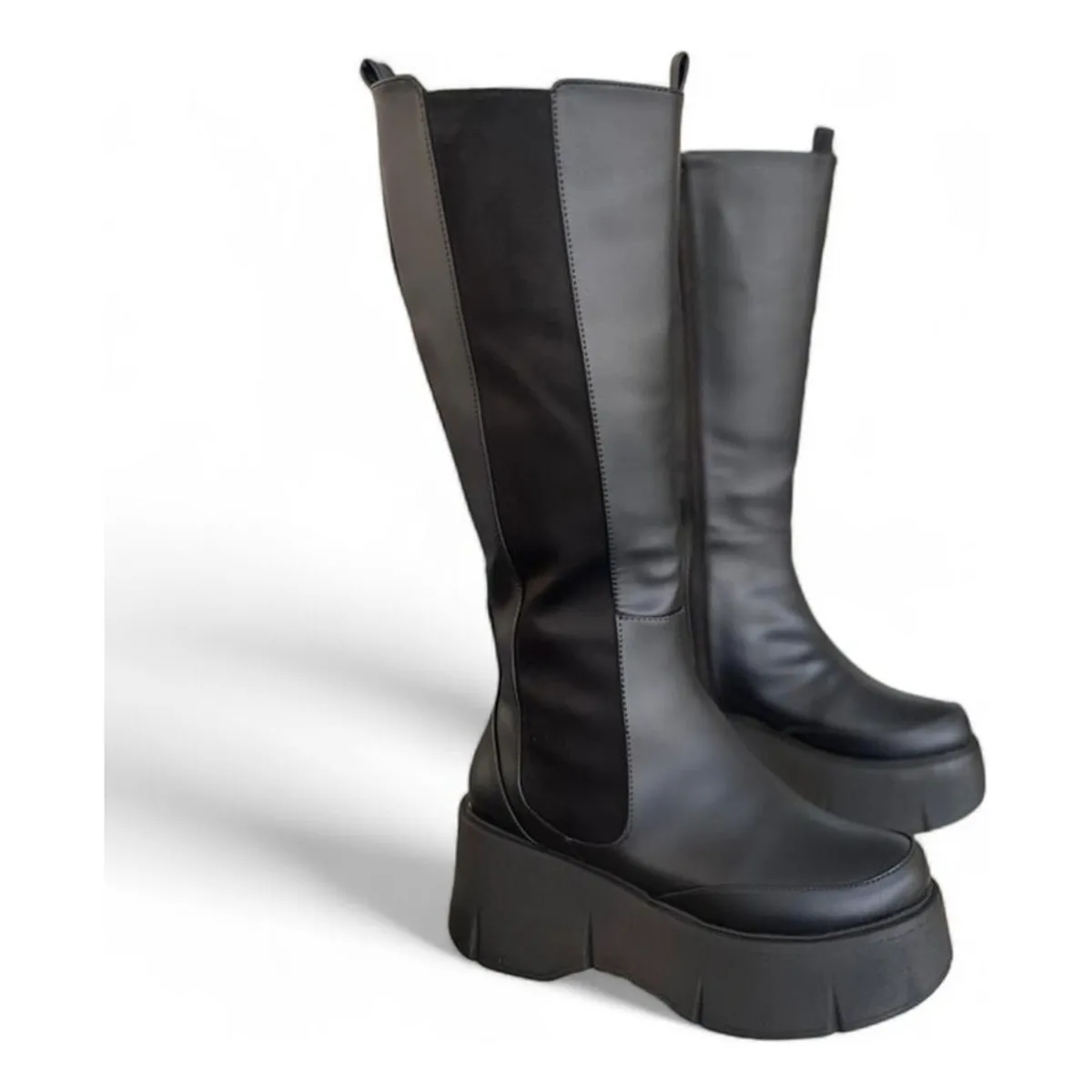 GENERICO - Botin Mujer Plataforma 7 Cm 2086L-75 Color Negro