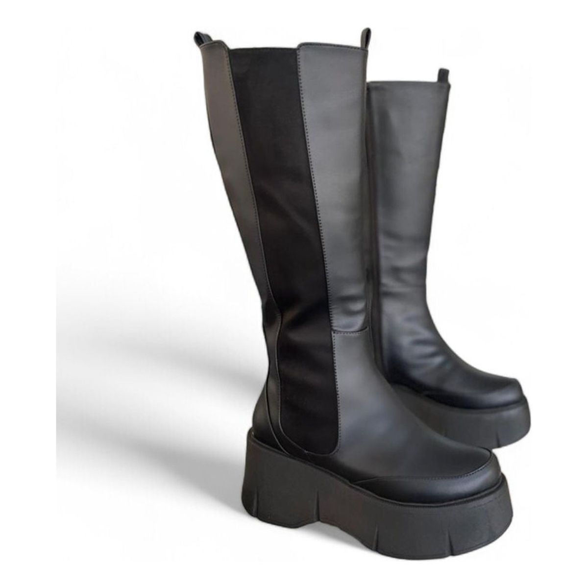 GENERICO - Botin Mujer Plataforma 7 Cm 2086L-75 Color Negro