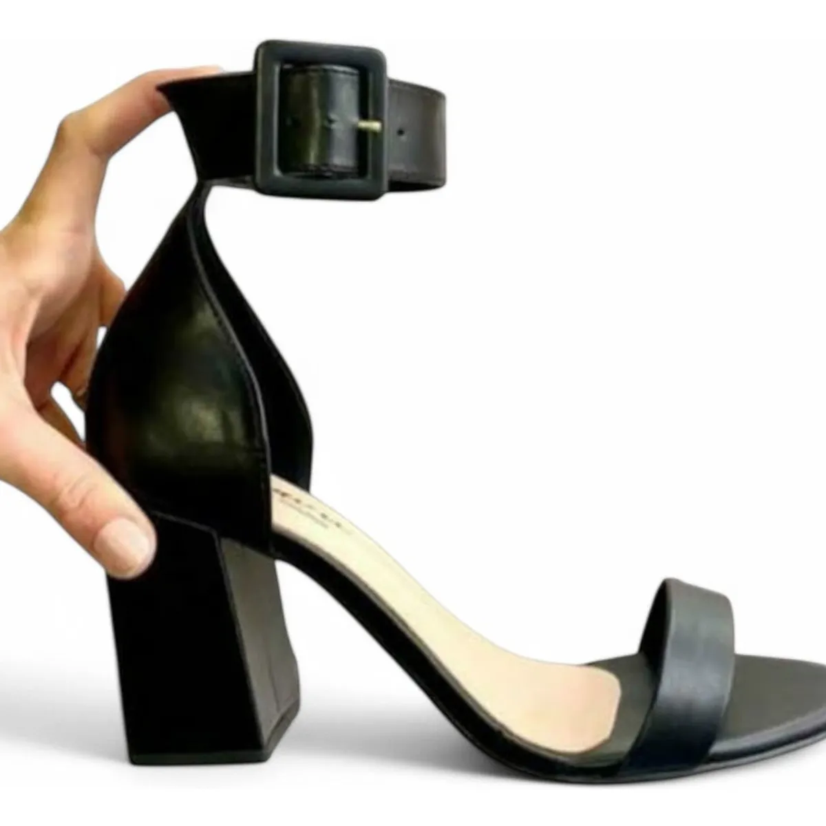 GENERICO - Sandalia Mujer Clasico Taco 7 2086L-55 Color Negro