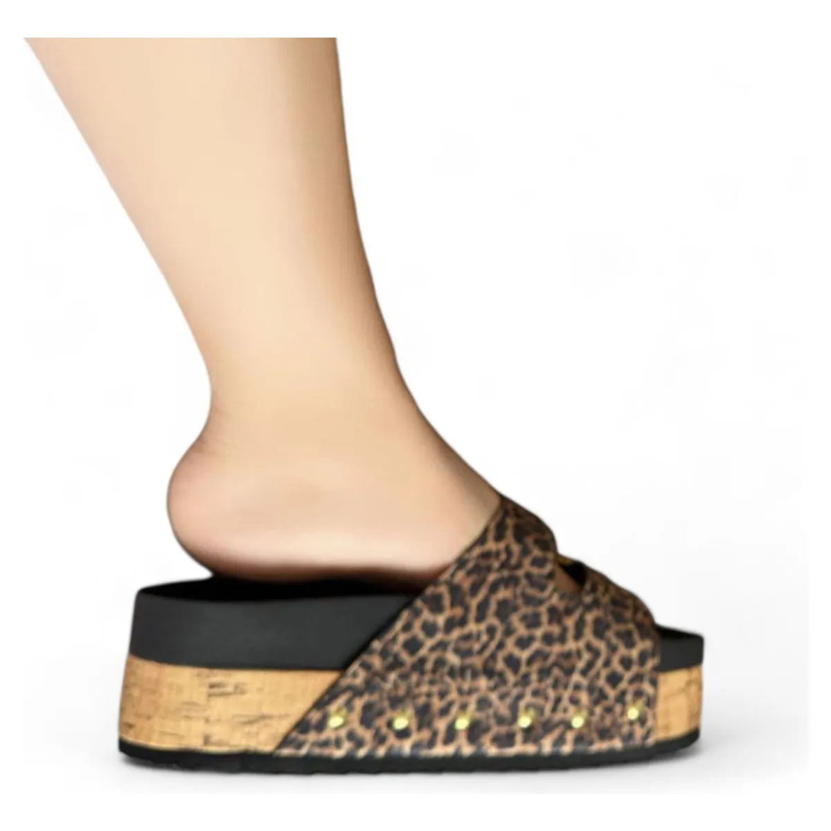 GENERICO - Sandalia Mujer Plataforma 7 Cm 2086L-52 Color Print