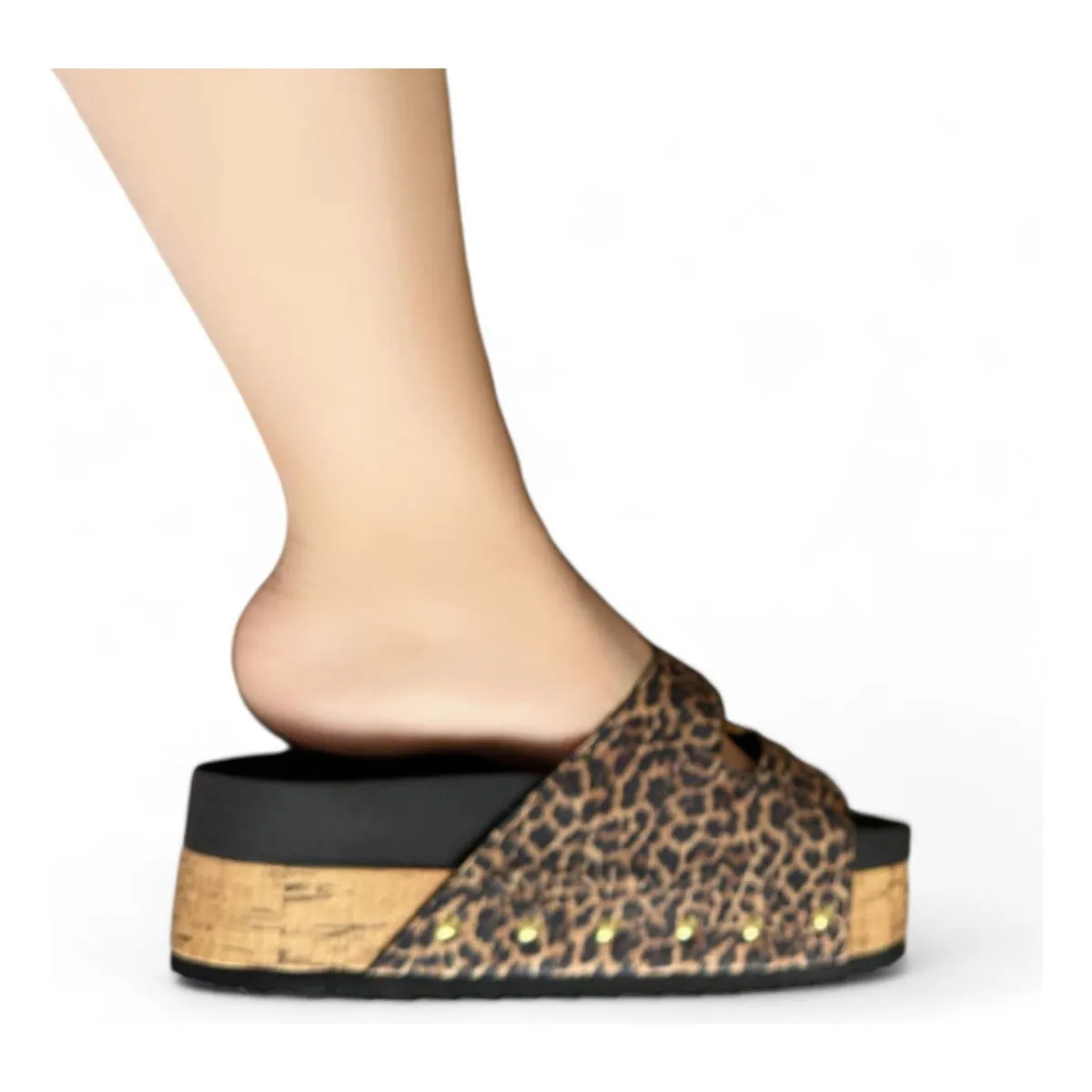 GENERICO - Sandalia Mujer Plataforma 7 Cm 2086L-52 Color Print