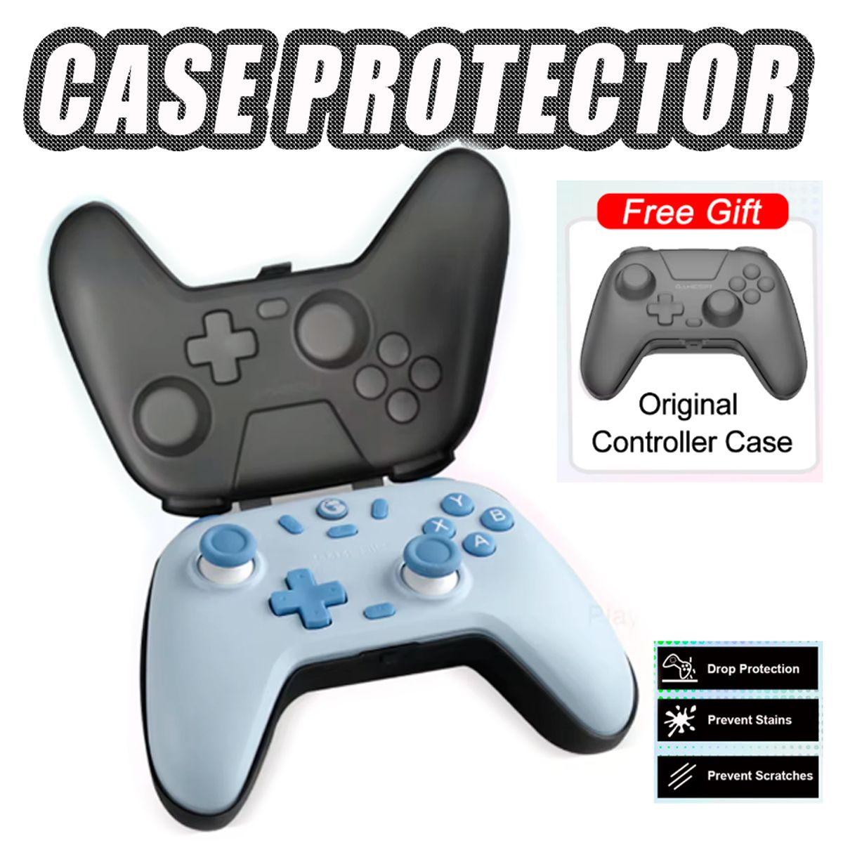 GAMESIR - Mando control inalambrico para Pc, switch, android,  Hall effetc