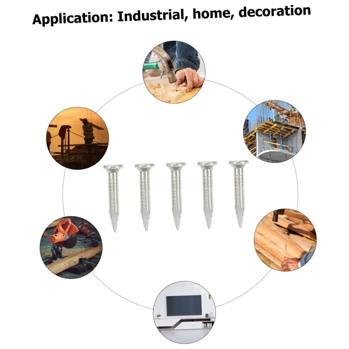 VIKINGO - CLAVO PARA CONCRETO 1 1/2 X 500 PZAS