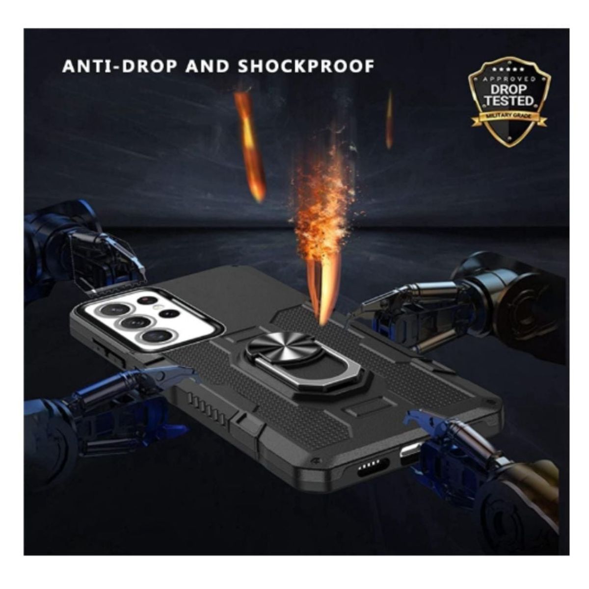 GENERICO - Carcasa Funda Anti-golpe Para Samsung S25 Ultra + Mica de Vidrio