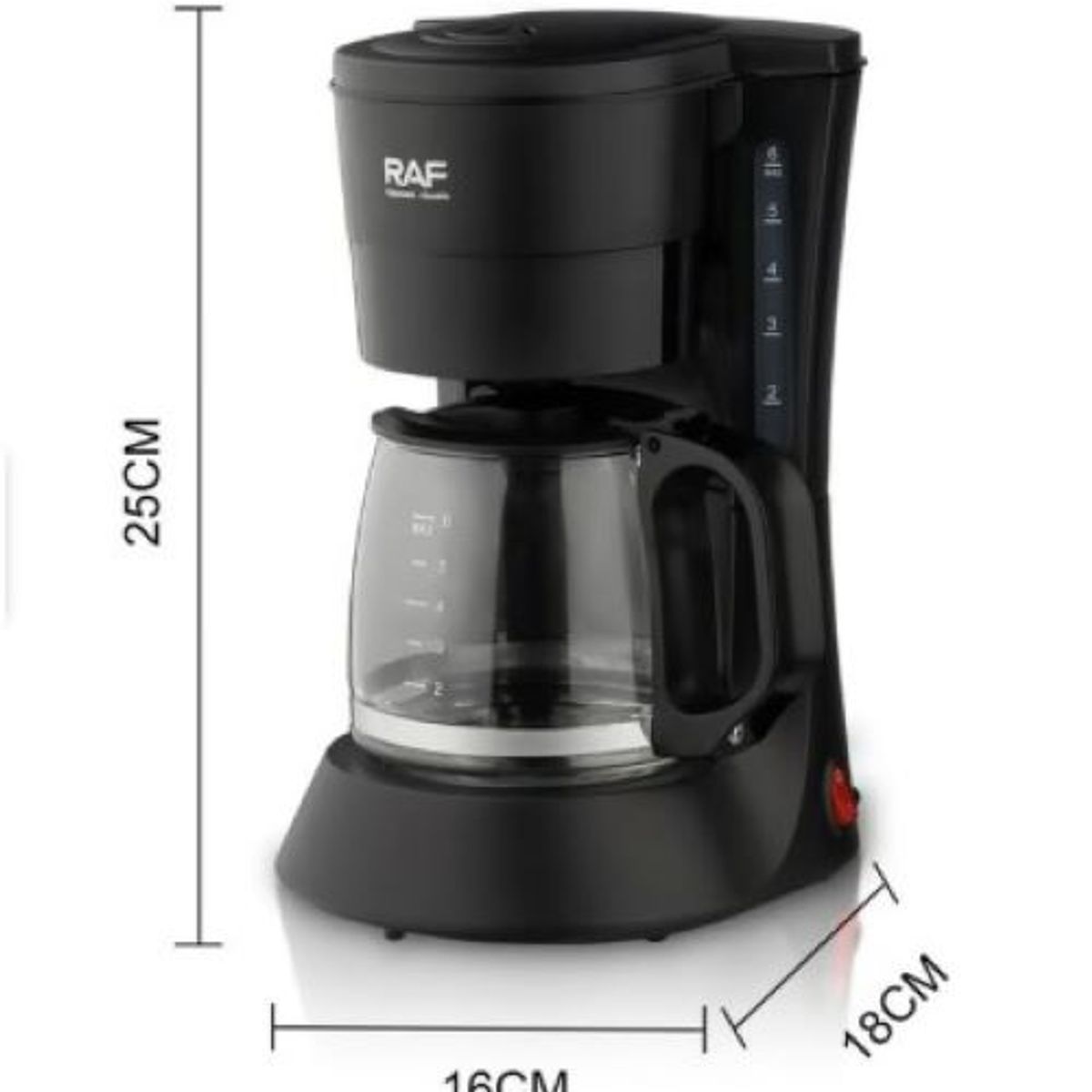 GENERICO - Cafetera Eléctrica de 600 ml Raf