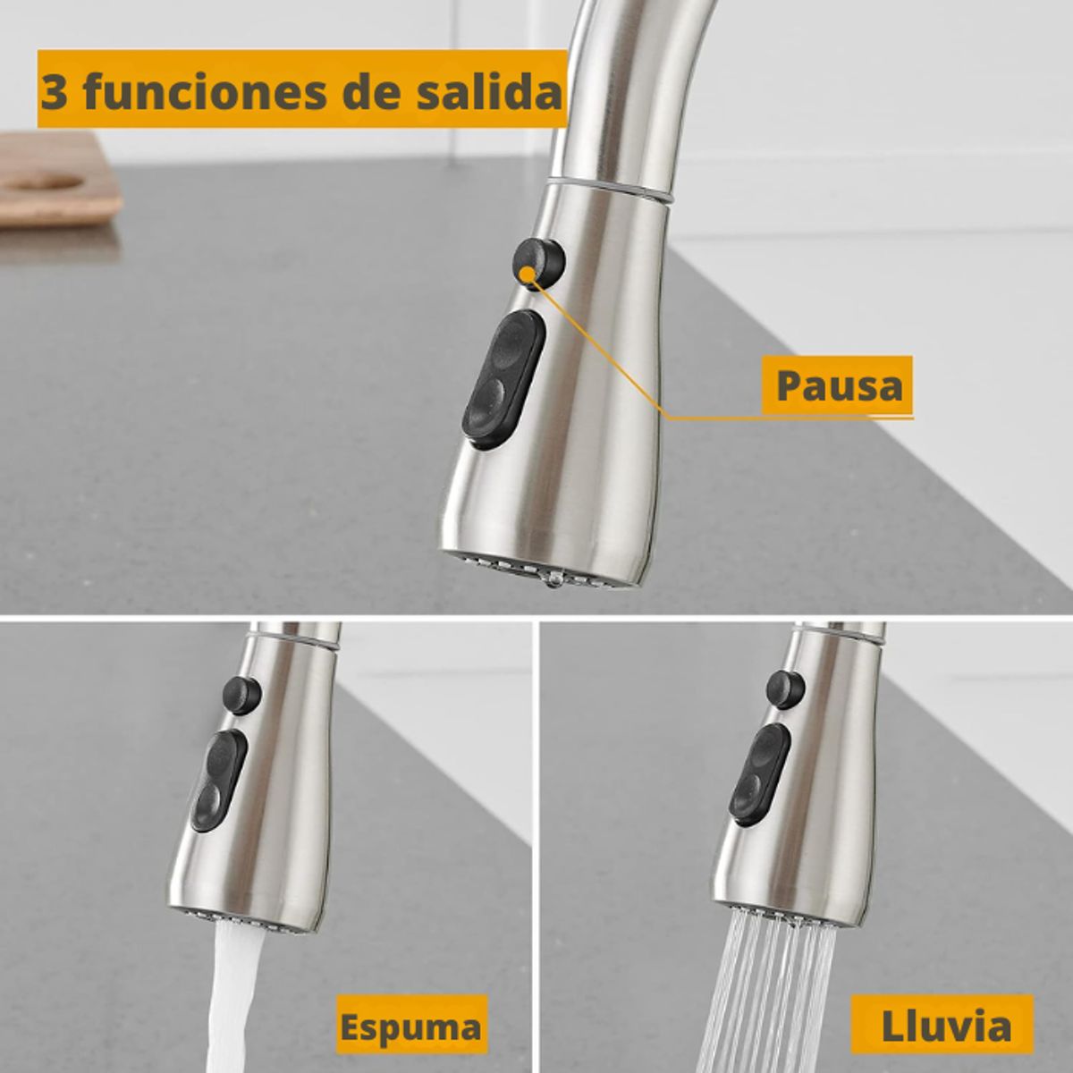 FRATELLI - LAVADERO DE COCINA MULTIFUNCIONAL  ACERO INOX SATINADO MVL-8250S