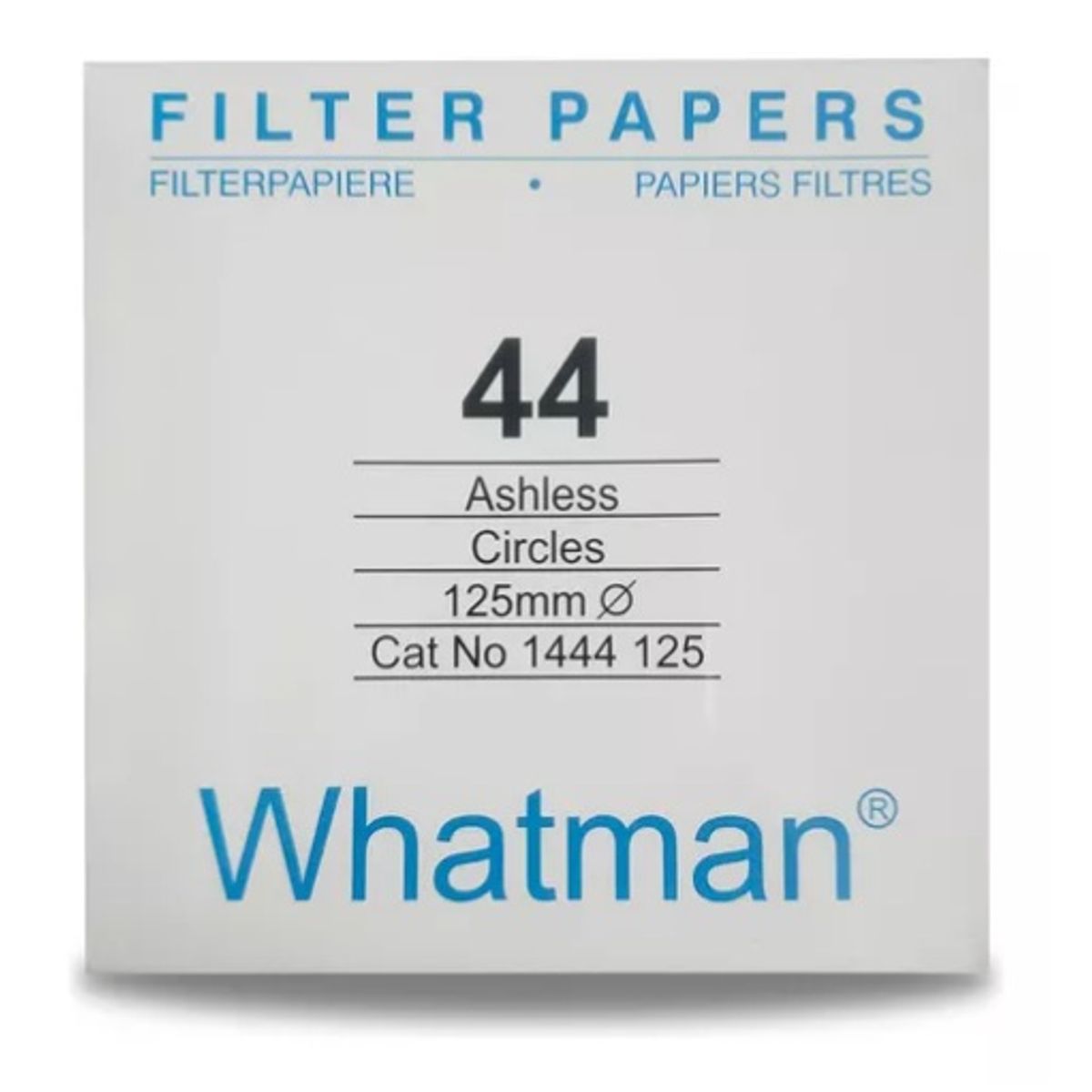 GENERICO - PAPEL FILTRO WHATMAN 44 CAJA X 100 UNIDADES