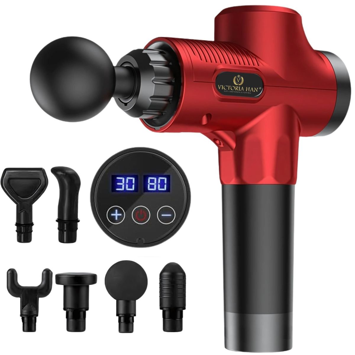 VICTORIA - Pistola de Masajes Musculares Profesional para Tejido Profundo