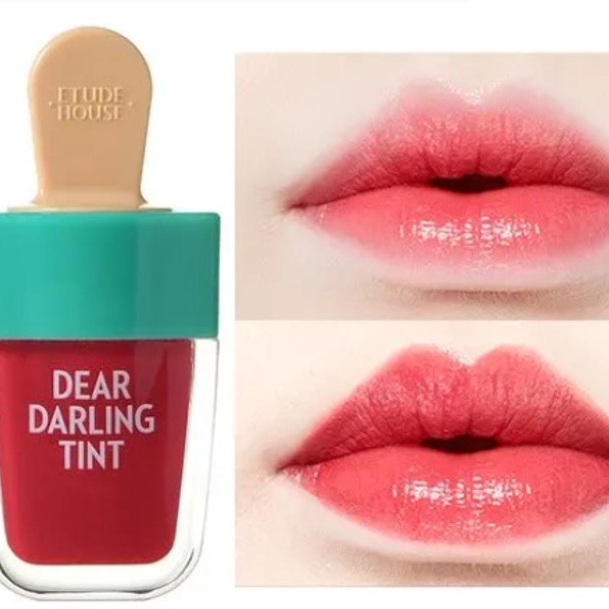 ETUDE HOUSE - Etude Etude Duo Dear Darling Tint helado Labial Coreano Pk004 RD307